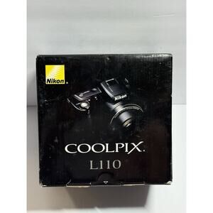 Nikon COOLPIX L110 12.1MP Digital Camera - Black